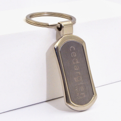 Custom metal keychain, free design pattern and logo