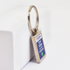 Custom metal keychain, free to add pattern content