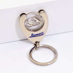 Custom metal keyrings from various car brands, designed free of charge