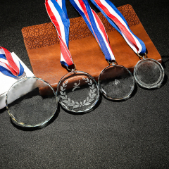 Crystal MEDALS, custom produced MEDALS in a variety of sizes and styles,cut the cost of mold by half