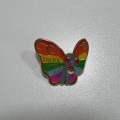 Rainbow butterfly pin, custom soft enamel lapel pin, a piece can also be customized
