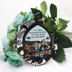 Irregular-UV printing challenge coins with soft enamel, commemorative coins