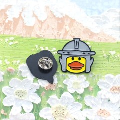 Soft enamel dye black lapel pins