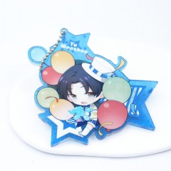 Acrylic Glitter Printing Key chains