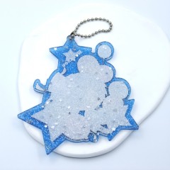 Acrylic Glitter Printing Key chains