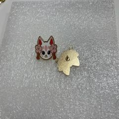 Manufacturer Custom cute hard enamel lapel pins of cute design lapel pin