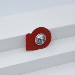Soft enamel spray painting lapel pins