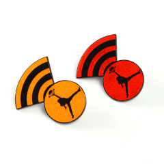 No Minimum Custom Design Your Own Metal Crafts soft enamel with epoxy Clothing pins