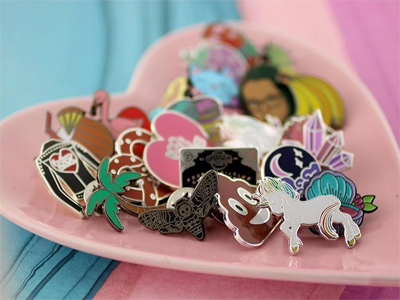 Custom Pins Are Great For Merch!