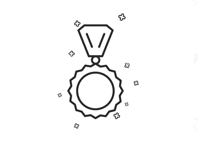 How to create a medal of honor worn by the winners