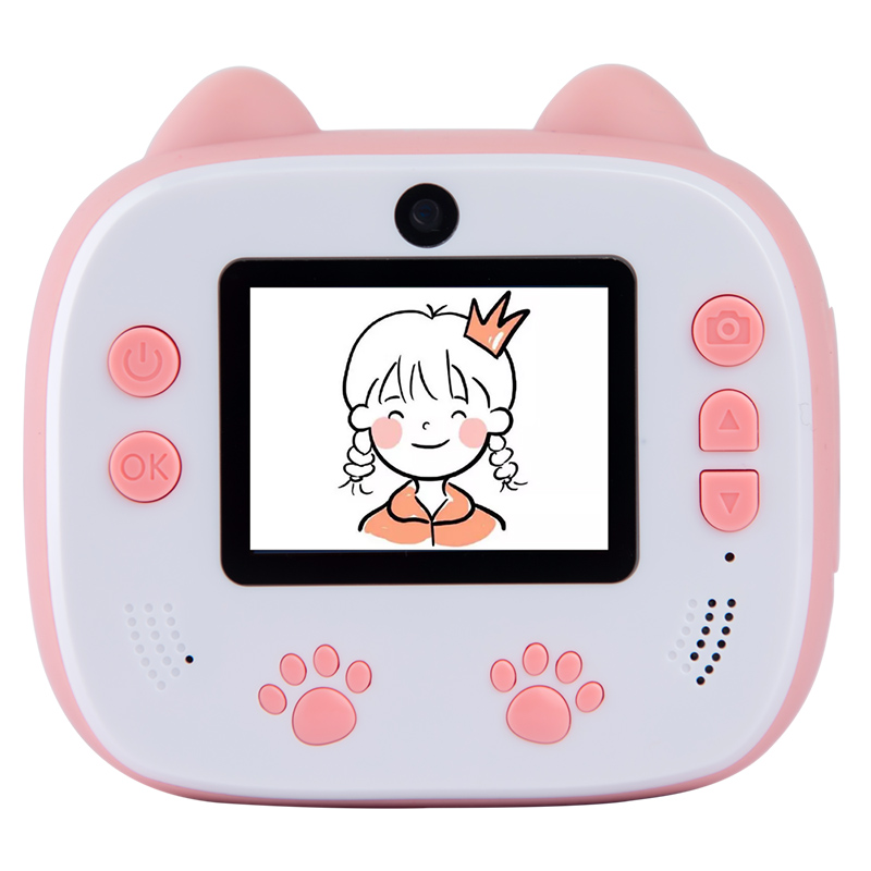Instant HD 1080P Mini Dual Camera for Kids support Photo Video Recording and Printing for Children