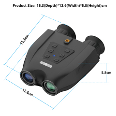 DT99 Naked Eye 3D 2.5K helmet head mount 300m view in dark 8X zoom Infrared night vision binoculars hunting night vision goggles