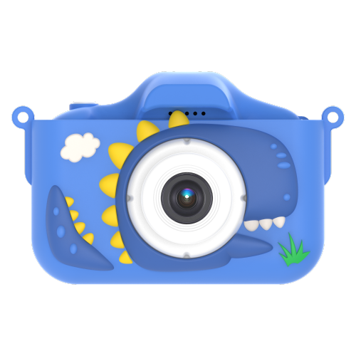 Dinosaur kids toy camera 2.0 inches IPS Screen kids photo camera cartoon selfie camera kid toys for birthday gift