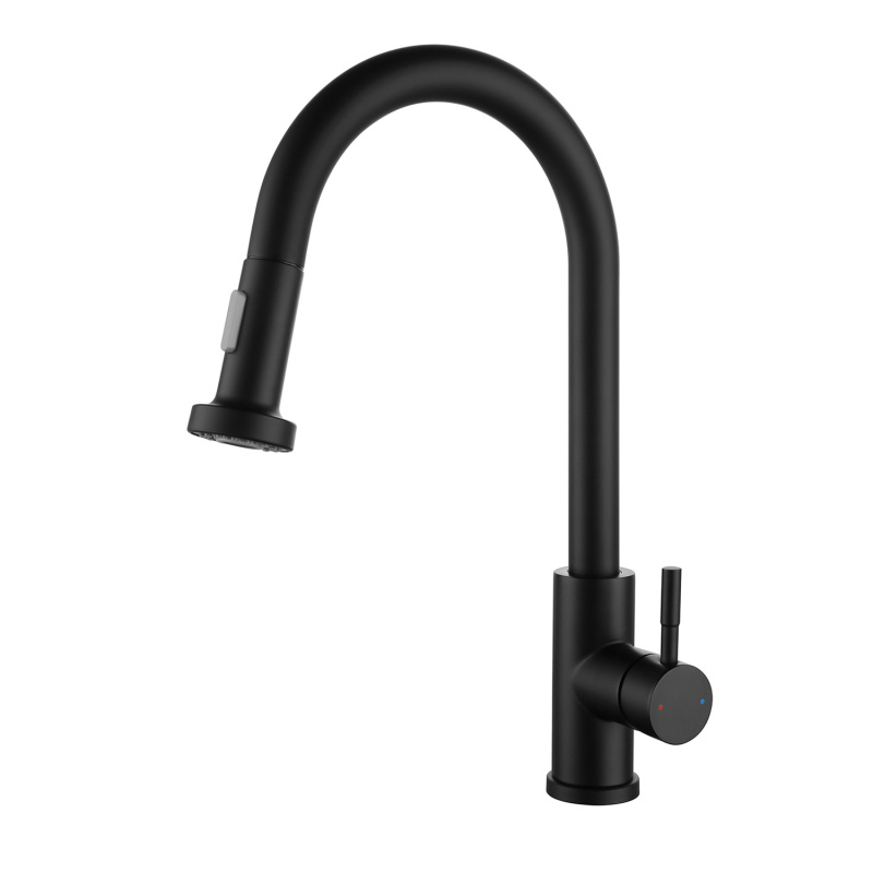 F80026 /F80026BN/F80026MB Single-Handle Pull Down  Sprayer Kitchen Faucet with CUPC Certification in Stainless Steel