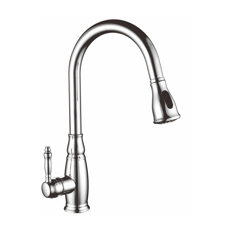 F80032/F80032BN Single-Handle Pull Down  Sprayer Kitchen Faucet with CUPC Certification in Stainless Steel