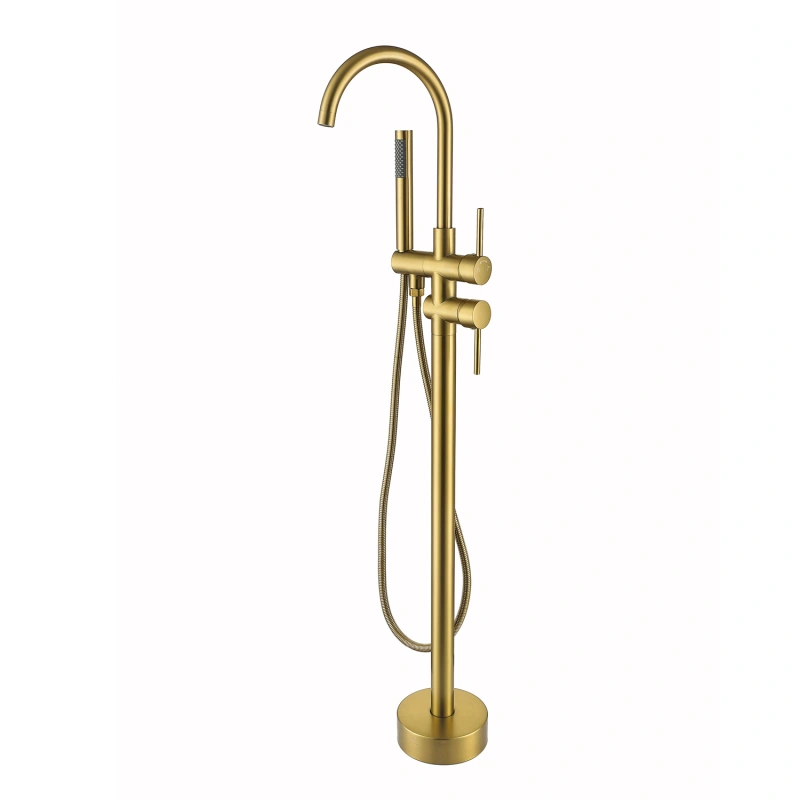 FF012/FF012BB/FF012BN/FF012MB/FF012ORB/FF012SW/FF012VB 2-Handle Residentail Freestanding Bathtub Faucet with Hand Shower