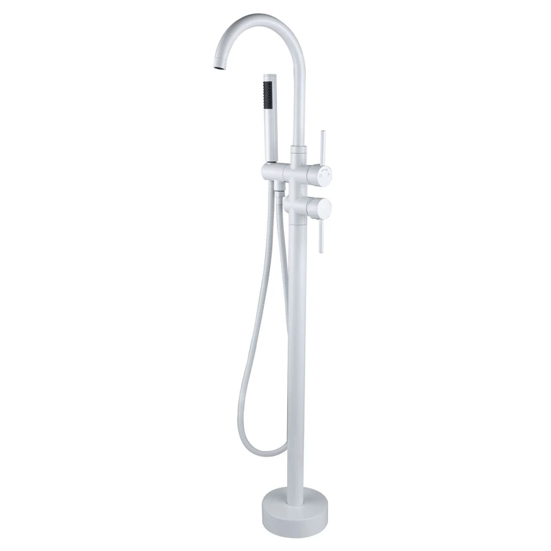 FF012/FF012BB/FF012BN/FF012MB/FF012ORB/FF012SW/FF012VB 2-Handle Residentail Freestanding Bathtub Faucet with Hand Shower