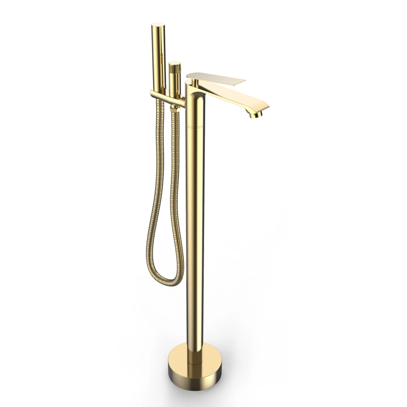 FF014/FF014MB/FF014TG/FF014VB 1-Handle Freestanding Bathtub Faucet with Handheld Shower