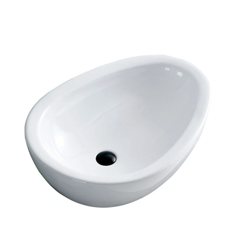 AB2620 26 in. Topmount Bathroom Sink Basin in White Ceramic