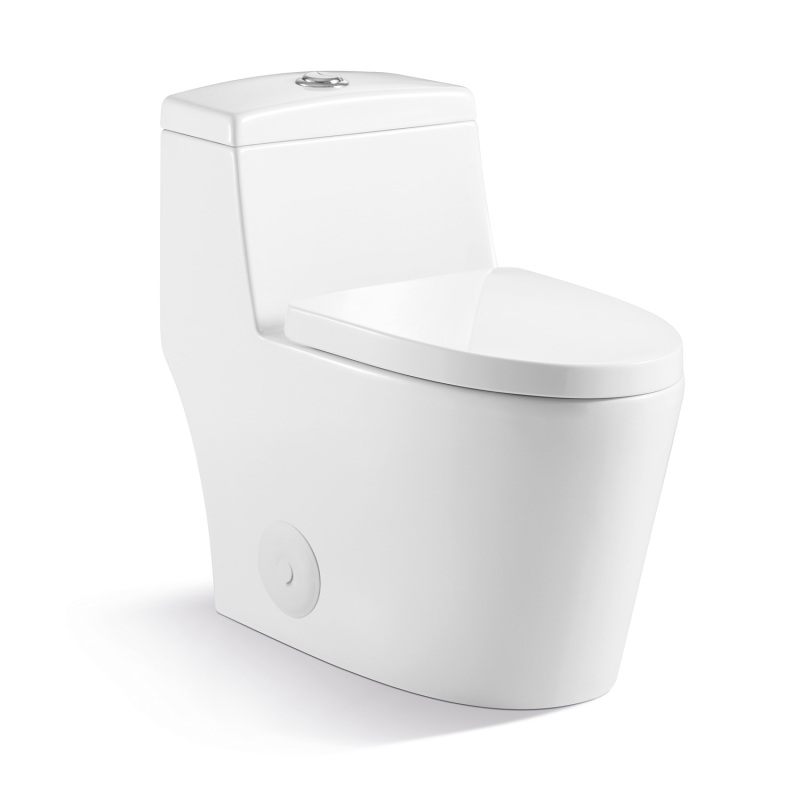 T80D Flush Elongated One-Piece Toilet (Seat Included)