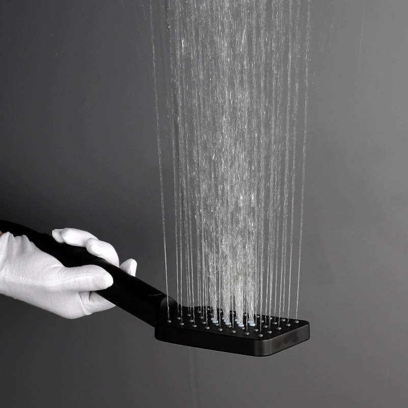 98102-10CP/ 98102-10H/98102-10BN  10 Inches  Bathroom Ultra-Luxury Rainfall Shower Head/Handheld Combo. Convenient Push-Button Flow Control Button for easy one-handed operation. Switch flow settings with the same hand! Premium Chrome