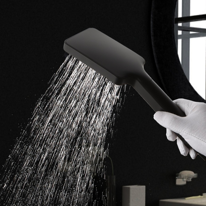 98103-10CP/ 98103-10H/ 98103-10BN 10 Inches  Bathroom Ultra-Luxury Rainfall Shower Head/Handheld Combo. Convenient Push-Button Flow Control Button for easy one-handed operation. Switch flow settings with the same hand! Premium Chrome