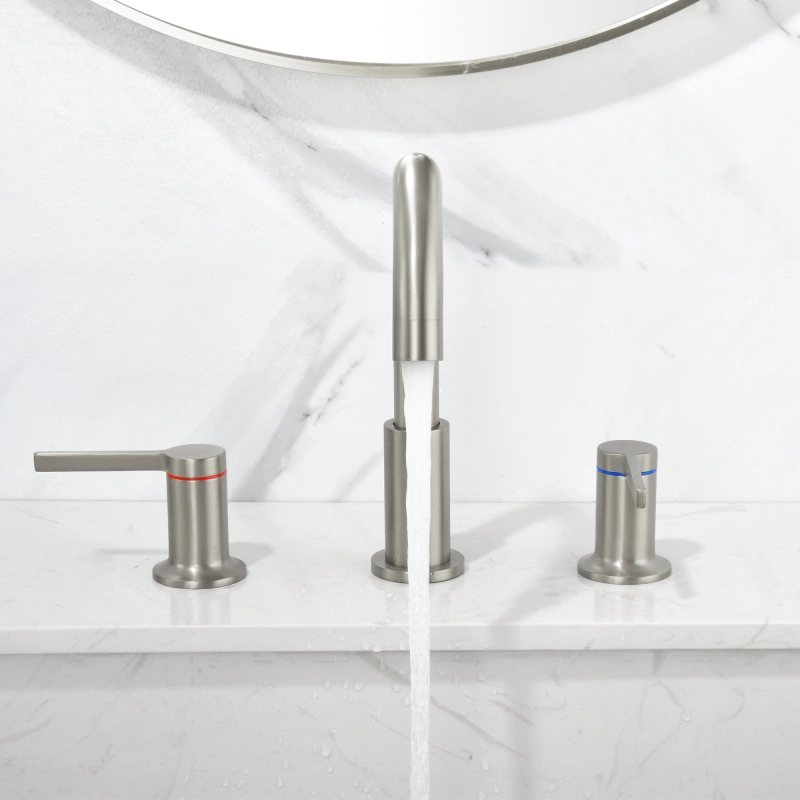 1512BL/ 1512BG/ 1512BN  Widespread Bathroom Faucet