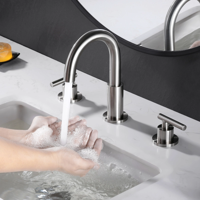 1515BL/ 1515BG/ 1515BN  Widespread Bathroom Faucet