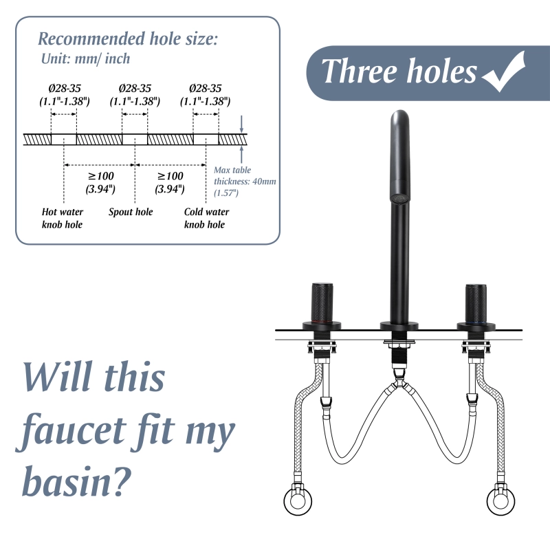 1516BL/ 1516BG/ 1516BN Basin Faucet