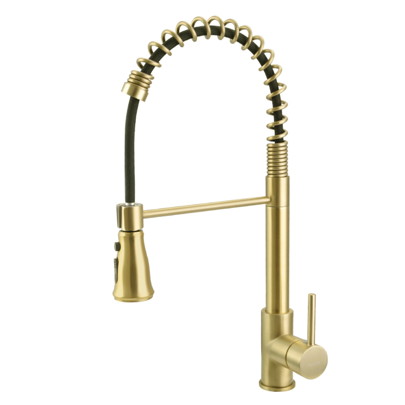 11003BL/ 11003BG   Pull Down Single Handle Kitchen Faucet