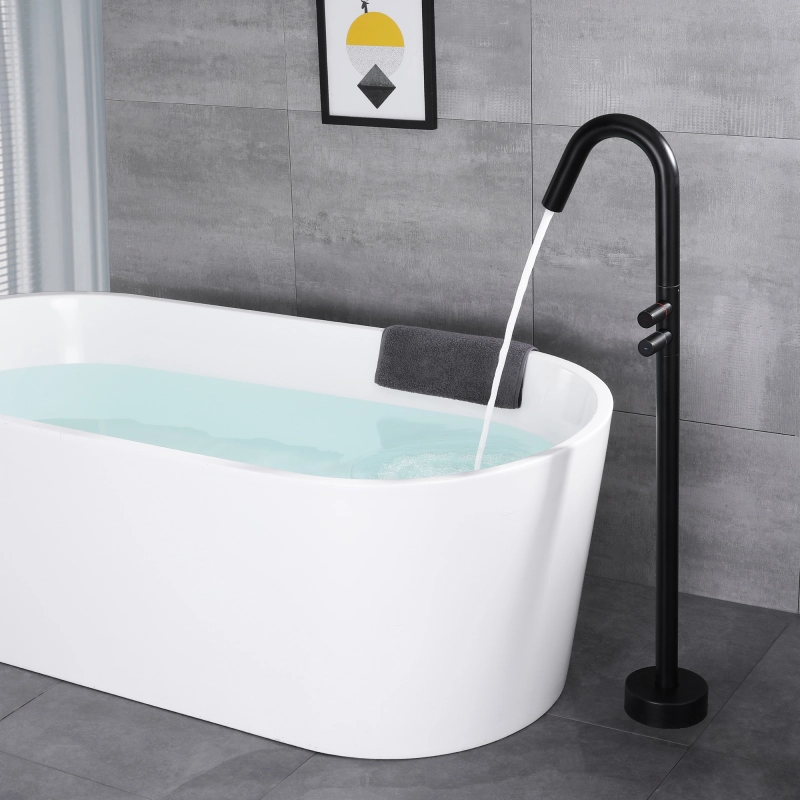 18012BL Floor Bathtub Faucet