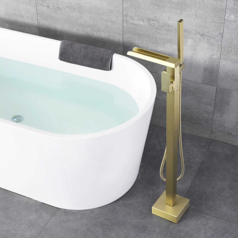 18037BL/ 18037BG/ 18037BN Floor Bathtub Faucet