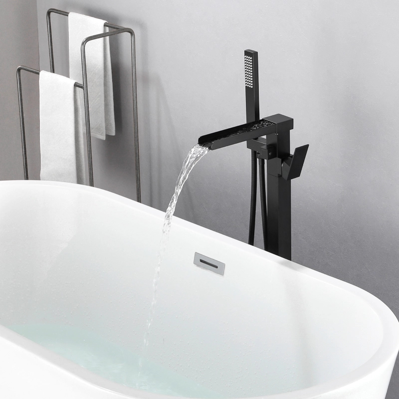 18037BL/ 18037BG/ 18037BN Floor Bathtub Faucet