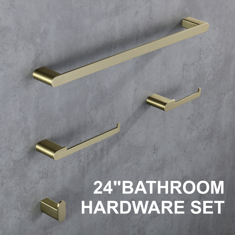 59000BL/ 59000BG   4 - Piece Bathroom Hardware Set