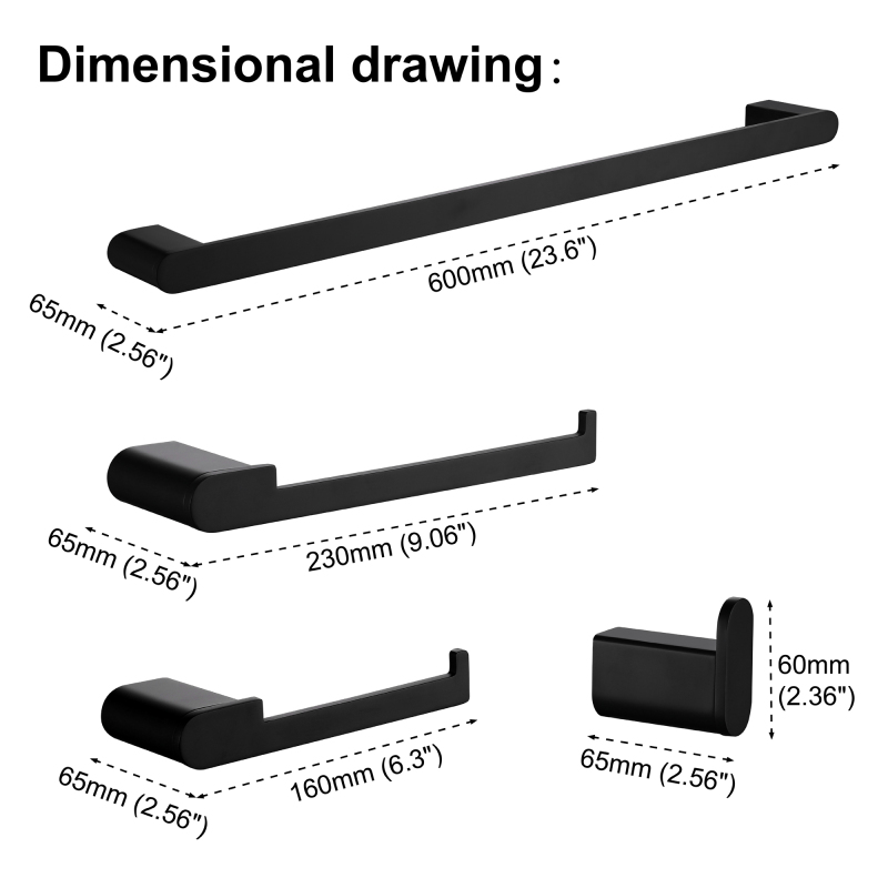 59000BL/ 59000BG Bathroom Accessories