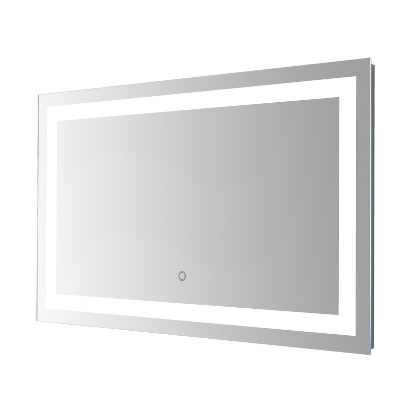 W63728043 LED Lighted Bathroom Wall Mounted Mirror with High Lumen+Anti-Fog Separately Control+Dimmer Function