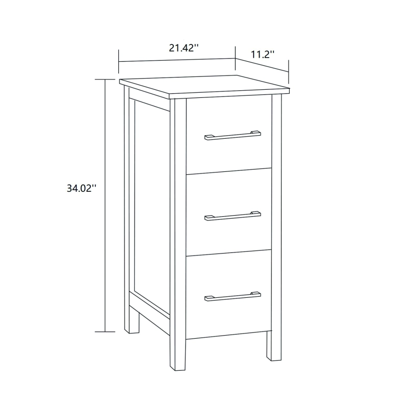 V6S3-12E Linen Cabinet