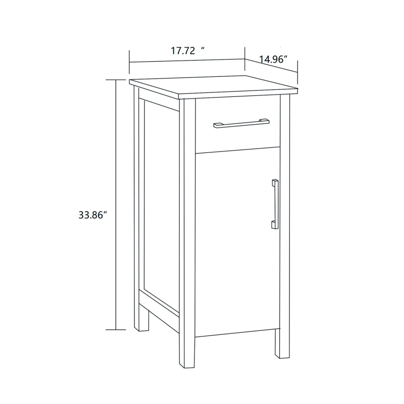 VS1D-18E Linen Cabinet