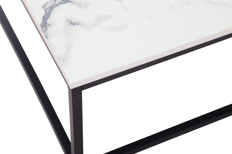 W24013134 COFFEE TABLE(WHITE) （square ）+for kitchen, restaurant, bedroom, living room and many other occasions