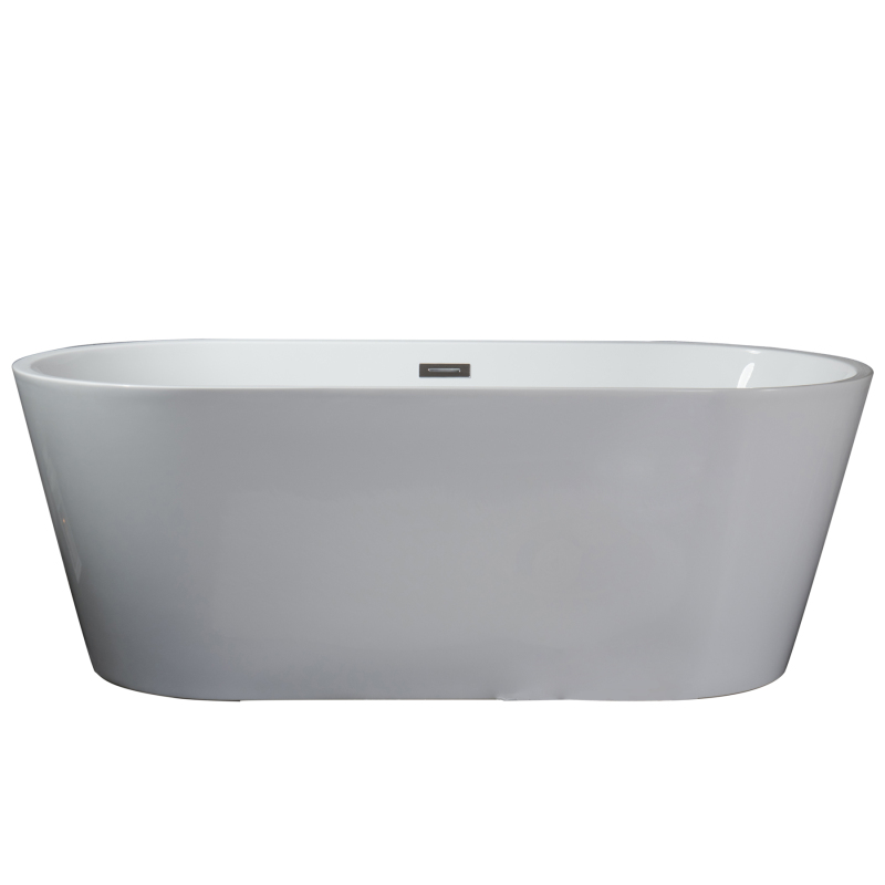 BT2003-55/BT2003-67 Freestanding  Contemporary Design Acrylic Flatbottom  SPA Tub  Bathtub in White