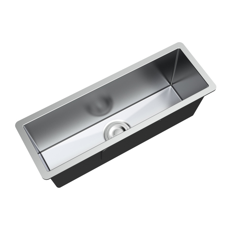 HS23088 Stainless Steel 18 Gauge 23.00 in. Single Bowl Undermount Workstation Kitchen Sink with Zero conner