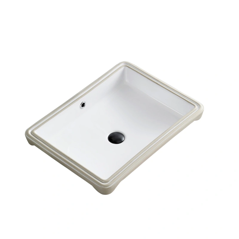 UR2217 22.5 in. Undermount Bathroom Sink Basin in White Ceramic