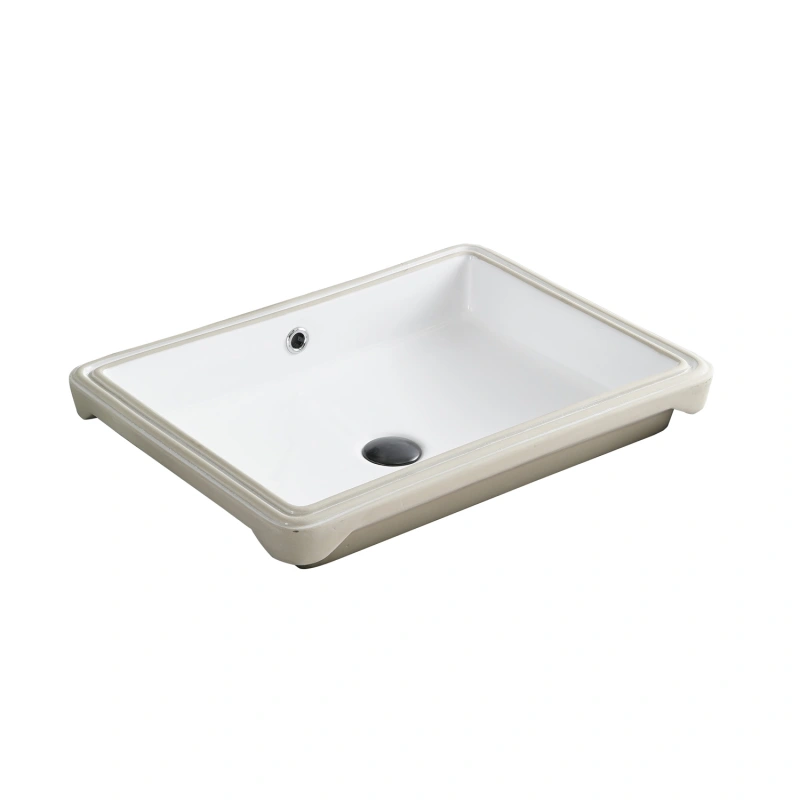 UR2217 22.5 in. Undermount Bathroom Sink Basin in White Ceramic