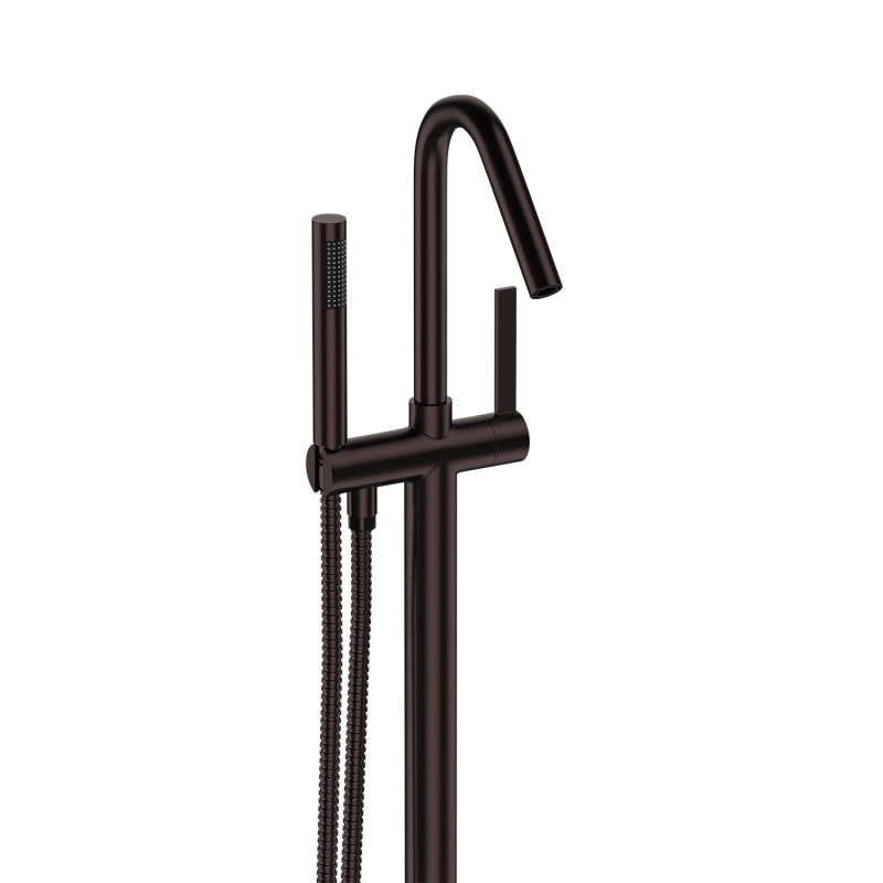FF017/FF017BB/FF017BN/FF017MB/FF017ORB/FF017VB  Freestanding Floor Mounted Bath Tub Filler Faucets with Hand Held Shower Head