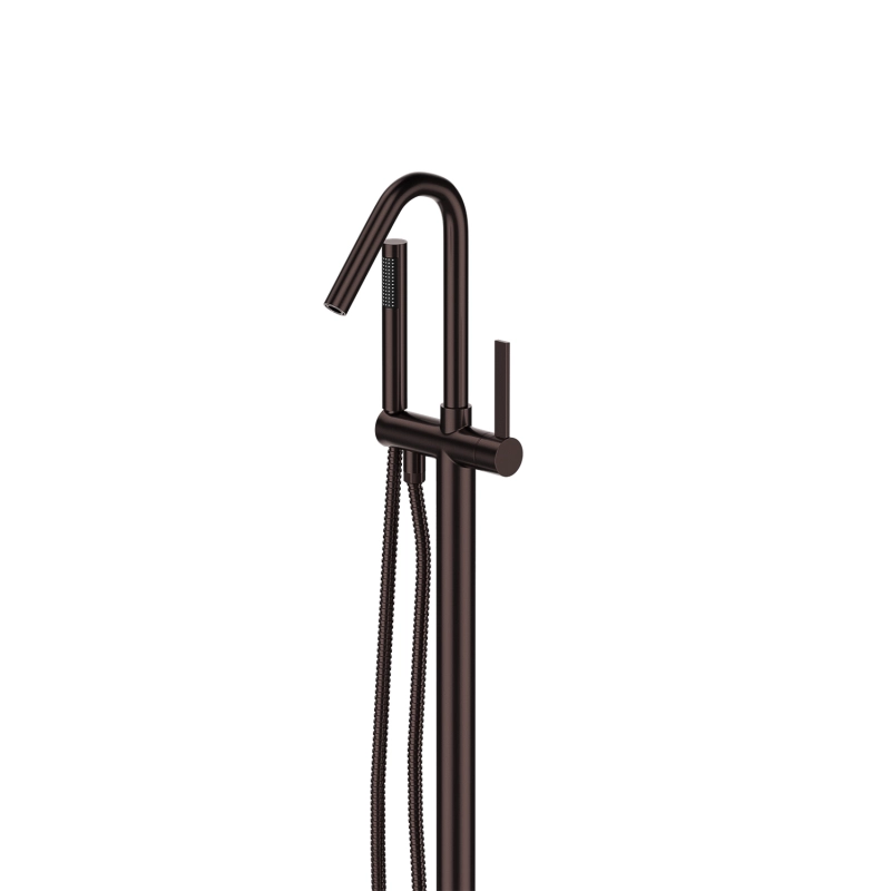 FF017/FF017BB/FF017BN/FF017MB/FF017ORB/FF017VB  Freestanding Floor Mounted Bath Tub Filler Faucets with Hand Held Shower Head