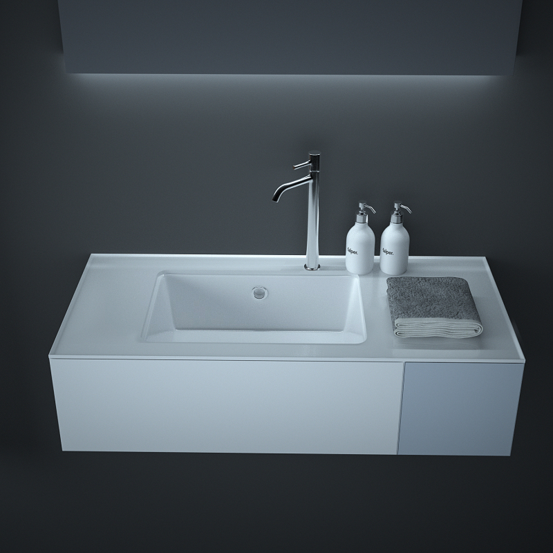 UB2216 21.75 in. Under mount Bathroom Sink Basin in White Ceramic