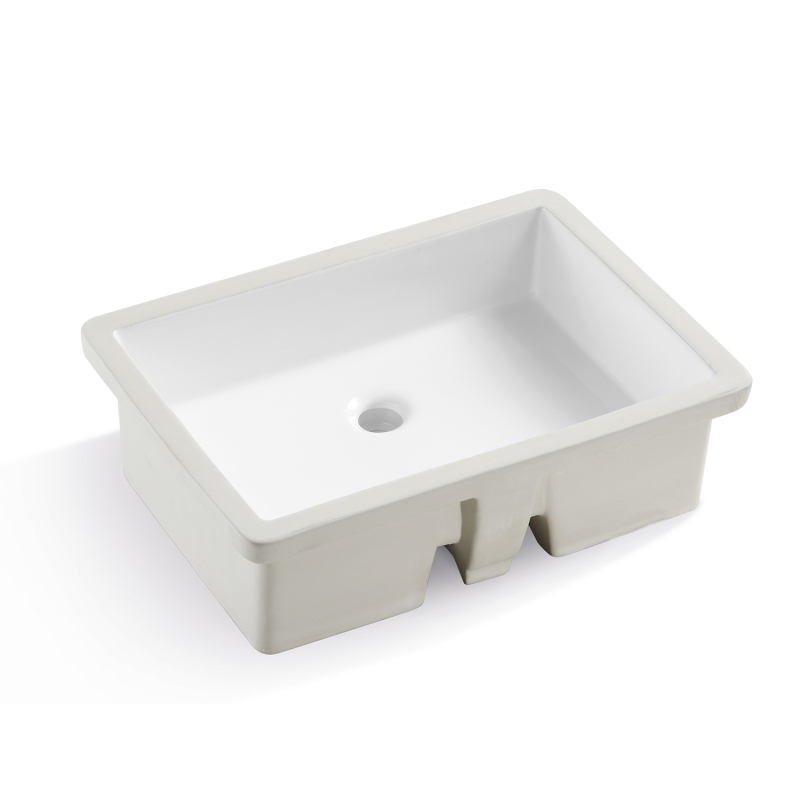 UB2216 21.75 in. Under mount Bathroom Sink Basin in White Ceramic