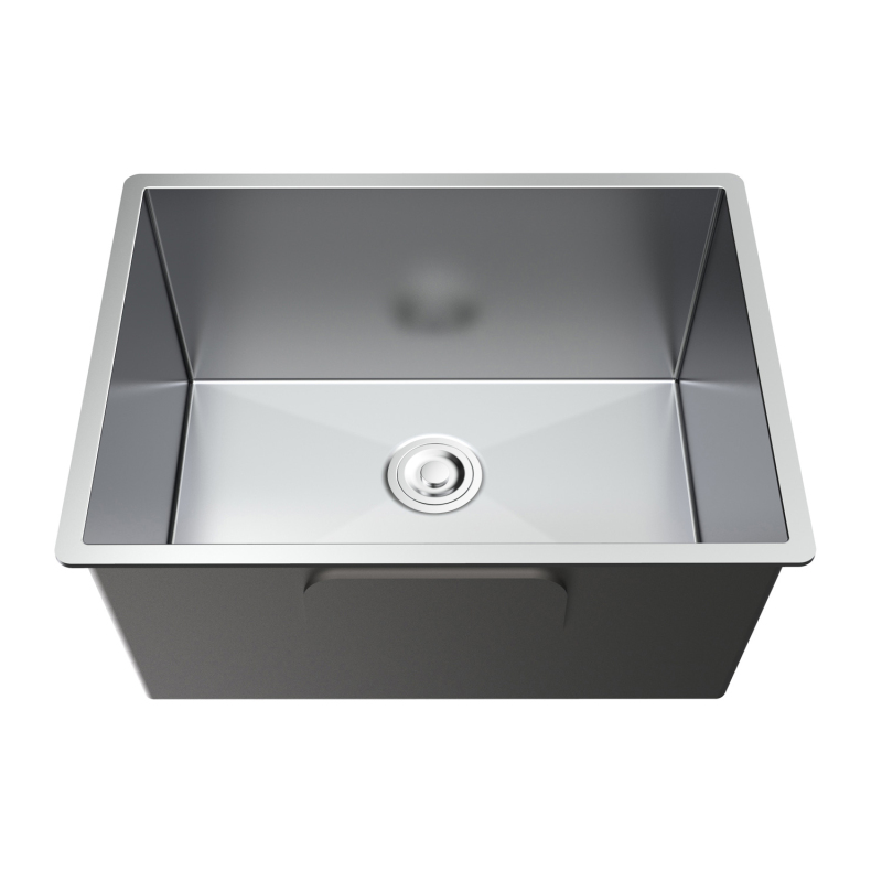 HRS2318GS Stainless Steel 18 Gauge  23'' L x 18'' W Single Bowl Undermount Workstation Kitchen Sink with grid and strainer