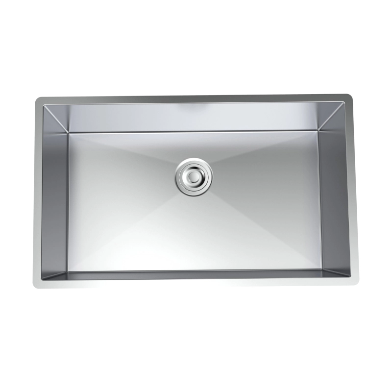 HRS2618GS Stainless Steel 18 Gauge 26'' L x 18'' W Single Bowl Undermount Workstation Kitchen Sink with grid and strainer