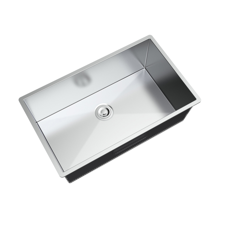 HRS2618GS Stainless Steel 18 Gauge 26'' L x 18'' W Single Bowl Undermount Workstation Kitchen Sink with grid and strainer